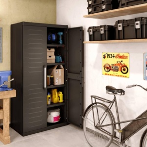Dulap Negru Keter Detroit XL Alto 89X54X182 - Img 2