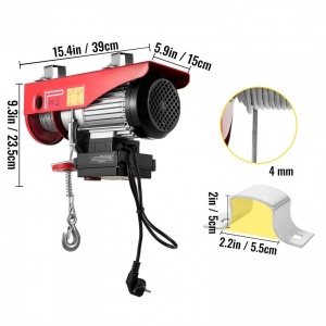 Electropalan 1020 W, Telecomanda Wi-FI, Inaltime max de ridicare 6/12 m, viteza 12 m/min, capacitate 250/500 kg - Img 2
