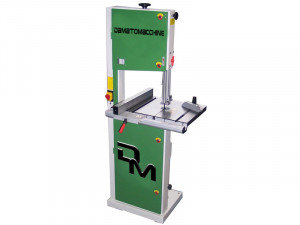 Fierastrau cu banda Prima 40 de Damatomacchine, pentru lemn cu volant din fontă Ø 400 mm, înălțimea maximă de tăiere verticală de 220 mm, motor monofazat 1500 W