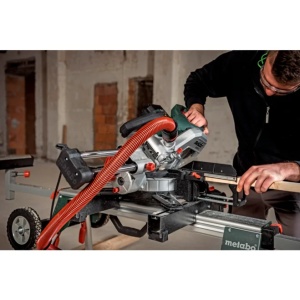 Fierăstrău debitat și sanfrenat Metabo KGS 254 M, 254 mm, 1450 W, cu glisare - Img 11