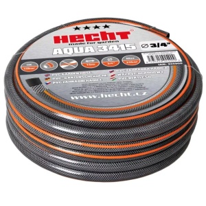 Furtun de grădină, HECHT AQUA 3415, cu trei straturi, diametru 3/4, 15 m