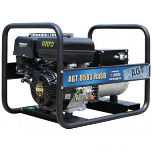 Generator de curent trifazat AGT 8503 RaSB, 15 CP, benzina, pornire la sfoara