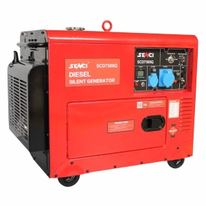 Generator insonorizat SENCI SCD7500QN ATS putere maxima 6 kVA 230V motor Diesel ATS inclus - Img 3