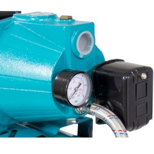 Hidrofor cu pompa autoamorsanta Wasserkonig WKE8-50/19H, fonta, putere 1100 W, debit 3600 l/h, inaltime refulare 50 m, vas de expansiune 19 litri - Img 4