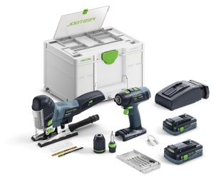 Kit de montaj cu acumulator T 18+3/PSC 420 HPC I-Set, Festool - Img 1