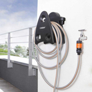Kit tambur cu furtun irigatie Quick-Click, furtun 1/2 inch, 10 m, conectori 1/2 si 3/4 inch Claber Mini-Set Balcony 90310000 - Img 2