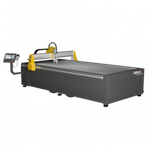 Masina CNC de taiat cu plasma GEKA GCS P-3015 + sursa Hypertherm 45A + masa cu integrare celule extractie noxe