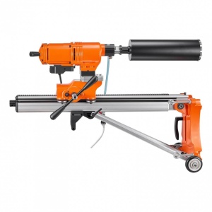 Masina de carotat umed/uscat, suport cu roti, Diametru gaurire 20-450 mm, 4500 W, 1 x carota inclusa 127mm - Img 3