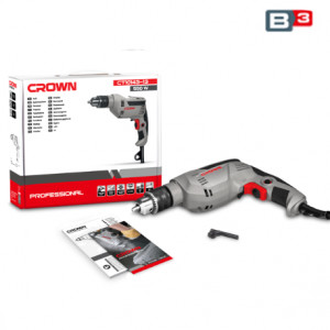 Masina de gaurit Crown CT10143-13C profesionala 500W - Img 1