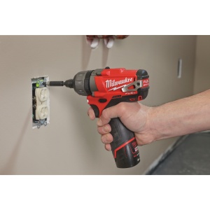 Masina de insurubat M12 CD-0, subcompacta, prindere 1/4" HEX, cuplu 37 Nm, Milwaukee, cod 4933440450 - Img 2