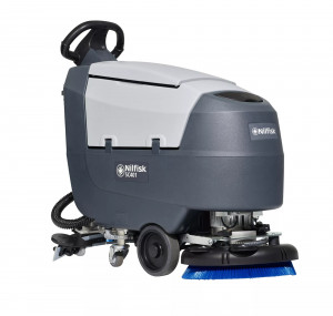 Masina de spalat-aspirat pardoseli, impinsa, profesionala, Nilfisk SCRUBBER SC401 43 E FullPkg, 170 rpm, 720 mm