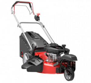 Masina de tuns gazonul Media Line MG 3-51 S, motor 4.1 CP, autopropulsie, reglare centralizata 7 trepte, latime taiere 51 cm, cos 65 l