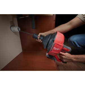 Mașină desfundat țevi subcompactă cu spirală cu diametrul de 8 mm M12™ Milwaukee M12BDC8-202C, cod 4933451633, 2 x M12 B2 acumulator, C12 C încărcător, găleată - Img 4