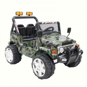 Masinuta electrica pentru copii off-road 4x4 Hecht 56187 6 v 10 ah lumini si efecte speciale cu telecomanda