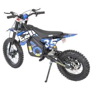 Motocicleta electrica pentru copii HECHT 59100 Blue, acumulator 36 V, 12 Ah, motor 1000 W, greutate suportata 65 kg, viteza 28 km/h, varsta 7+ ani