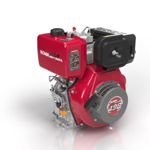 MOTOR WEIMA (diesel), WM 192 FE/ ELECTRIC ( 14 CP DIESEL- )AX PANA 25.4 MM, fara acumulator inclus