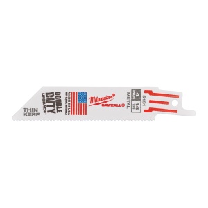 Panza sabie THIN KERF, metal, S522BF, 100mm, 14Tpi, 5buc, 48475181 Milwaukee