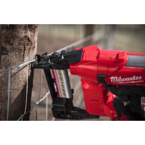 Pistol cu capse de calibrul 9 pentru gard M18 FFUS-302C, capacitate incarcator 45, unghi 0°, Milwaukee, cod 4933479832