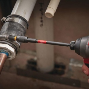 Prelungitor cu autoblocare pentru biti Shockwave Impact Duty, 1/4 HEX, E 63, 152 mm, MILWAUKEE® - Img 2