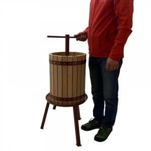 Presa pentru struguri Vivatechnix VMD-32, diametru 43 cm, inaltime 77cm, 32L - Img 5