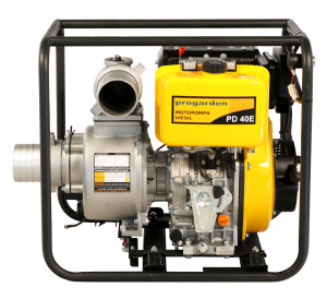 ProGARDEN PD40E motopompa 4"/100mm, diesel, apa curata, pornire electrica