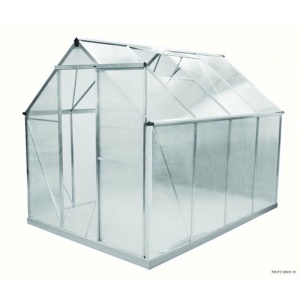Sera pentru gradina HECHT GREENHOUSE I, 250 x 190 x 195 cm, cadru de aluminiu, folie policarbonat, suprafata 4.93 MP