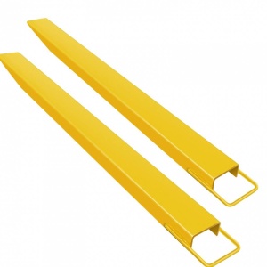 Set 2 extensii pentru furci stivuitor, Lungime totala 182 cm, Latime interioara 11.5 cm, Capacitate 1.8 Tone, Otel - Img 2