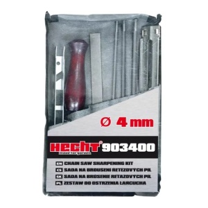 Set de ascutire a lantului, pila 4 mm, Hecht 903400