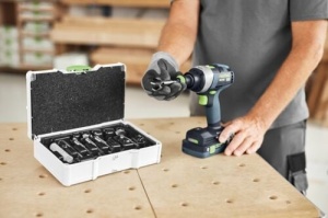 Set de capete de burghiu Forstner SYS3 S 76-FB CE-SORT/5, Festool - Img 3
