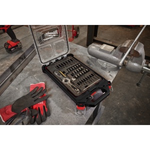 Set de filiere si tarozi, metric, 38buc, 4932498721 Milwaukee - Img 2