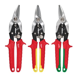 Set de trei foarfeci pentru tabla Milwaukee, 4932499020 Milwaukee