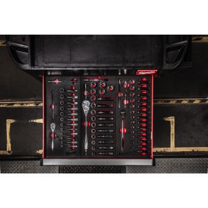 Set insertie spuma cu chei tubulare 3/8", 32buc, 4932479825 Milwaukee - Img 2