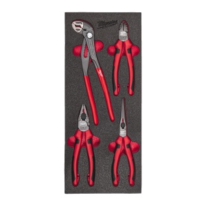 Set insertie spuma cu clesti, 4buc, 4932493631 Milwaukee
