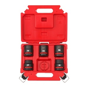 Set Milwaukee 5 chei tubulare de impact 3/4", cod 4932498749