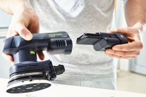 Şlefuitor cu excentric cu acumulatori ETSC 125 3,0 I-Set, Festool - Img 4