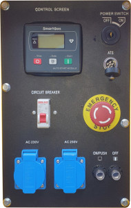Stager YDE15000T Generator insonorizat 12kVA, 48A, 3000rpm, monofazat, diesel, pornire electrica - Img 4