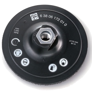 Suport elastic şlefuire cu arici, M14, D115, 63806172010, Fein