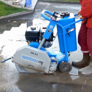 Tăietor de asfalt-beton Weber SM 82-3 Hd, pentru disc 500 mm - Img 2
