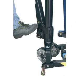 Transpalet manual 1000 kg cu ridicare la 800 mm S2/800, Fervi - Img 2
