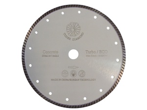Tudee 115x22.2mm, Disc diamantat debitare beton dur, 115 mm
