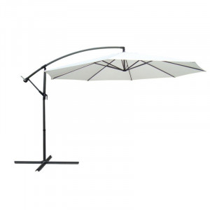 Umbrela cu cadru din aluminiu, diametru 3 m, Hecht Sunny