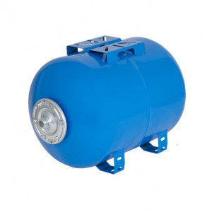 Vas de expansiune orizontal Aquasystem VAO50BLUE, apa rece, volum 50 l, presiune max.10 bari - Img 2