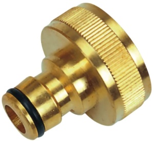 Adaptor 1 inch Hecht 08028C, pentru furtunuri, alama