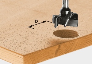 Burghiu pentru feronerii HW S8 D20, Festool - Img 1