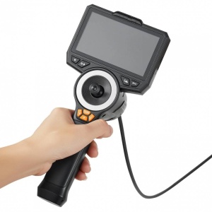 Camera endoscop cu ecran articulat 360°, 4 directii, Zoom 8X, ecran IPS HD de 4.5, lentila subțire 6.2 mm, IP67, cablu 1.5 m - Img 4