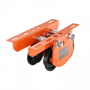 Carucior cu role pentru electropalan capacitate 1 Tona, latime reglabila 68-110 mm