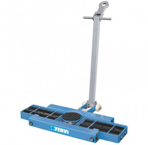 Carucior pentru marfa cu role 6 t - tip platforma 0654/06l, Fervi