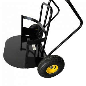 Carucior pentru transport ghivece flori, Vivatechnix VMD-1081, max 200 kg, 2 x roti, Otel, 1330x840x670 mm - Img 4