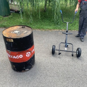 Carucior pentru transportat butoaie sau stupi Vivatechnix VMD-1016, max 250 Kg - Img 4