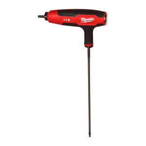 Cheie imbus cu maner in T Comfort Grip, Hex, 3.5mm, 4932498681 Milwaukee